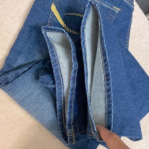 Vintage 90’s Delia*s Flare Leg Mid Rise Jeans 3/4 - Picture 8 of 11